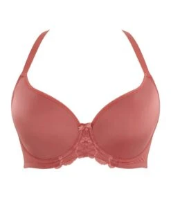 Panache Rocha Moulded Spacer Underwired T-Shirt Bra - Garnet Rose -BRASTOGO Sales panache rocha moulded spacer underwired t shirt bra garnet rose10