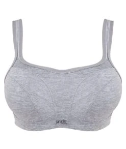 Panache Sport Underwired Sports Bra - Grey Marl -BRASTOGO Sales panache sport 5021 underwired sports bra grey marl4