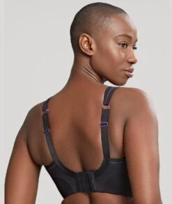 Panache Sport Wirefree Sports Bra - Black -BRASTOGO Sales panache sport 7341 non underwired sports bra black1