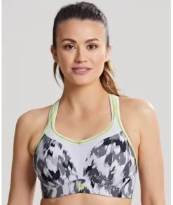 Panache Sport Wirefree Sports Bra - Grey Animal 15 Panache Sport Wirefree Sports Bra - Grey Animal -BRASTOGO Sales panache sport non underwired sports bra grey animal 3