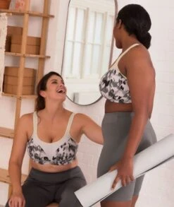 Panache Sport Wirefree Sports Bra - Grey Animal 18 Panache Sport Wirefree Sports Bra - Grey Animal -BRASTOGO Sales panache sport non underwired sports bra grey animal 6