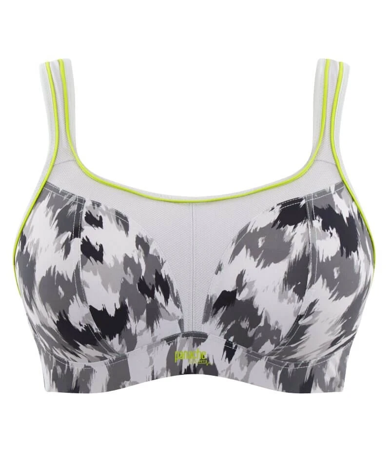 Panache Sport Wirefree Sports Bra - Grey Animal 5 Panache Sport Wirefree Sports Bra - Grey Animal - Image 3