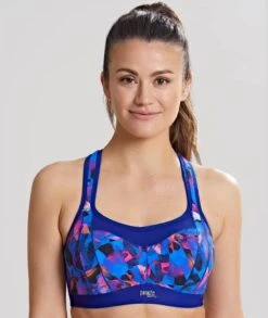 Panache Sport Underwired Racerback Sports Bra - Neon Rave