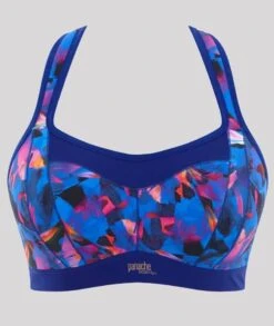 Panache Sport Underwired Racerback Sports Bra - Neon Rave -BRASTOGO Sales panache sport underwired racerback sports bra neon rave 4