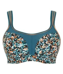 Panache Sport Underwired Sports Bra - Abstract Animal -BRASTOGO Sales panache sport underwired sports bra abstract animal 1