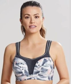 Panache Sport Underwired Sports Bra - Abstract Ink
