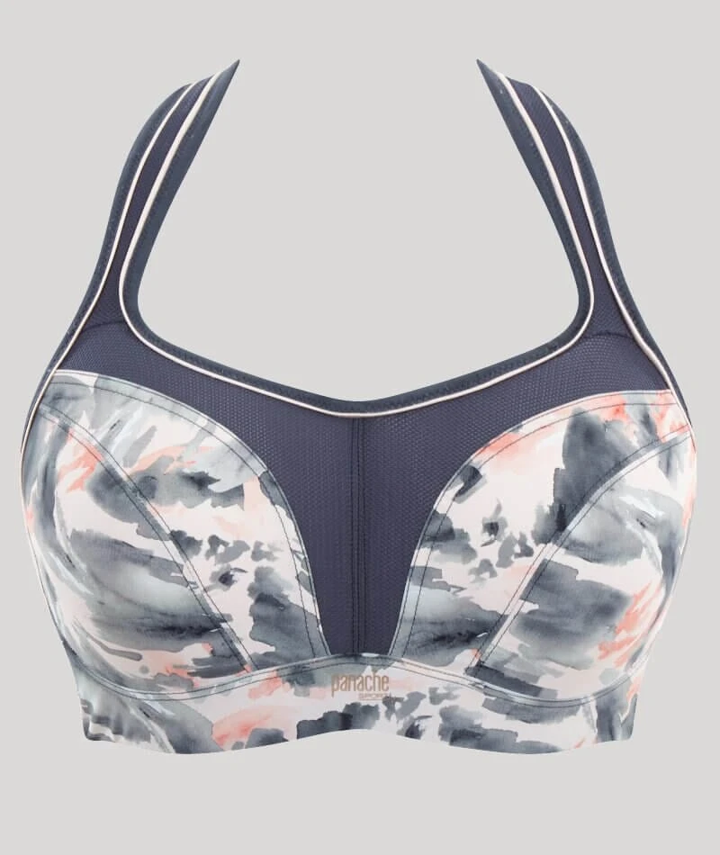 Panache Sport Underwired Sports Bra - Abstract Ink 13 Panache Sport Underwired Sports Bra - Abstract Ink - Image 11