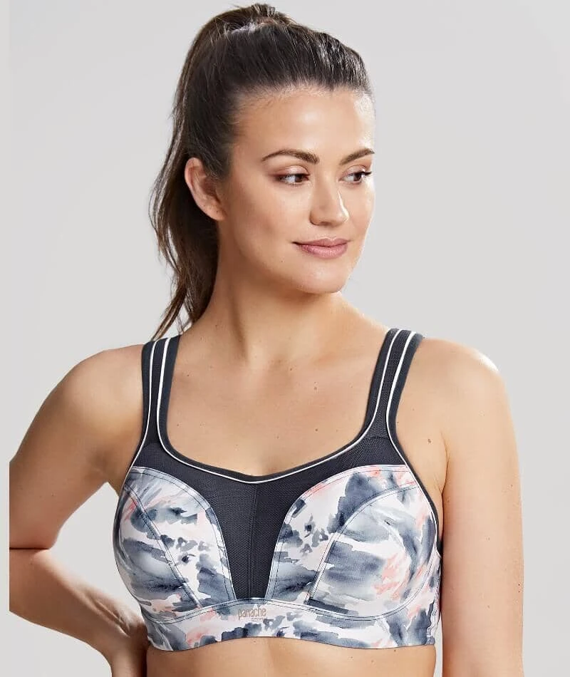 Panache Sport Underwired Sports Bra - Abstract Ink 6 Panache Sport Underwired Sports Bra - Abstract Ink - Image 4