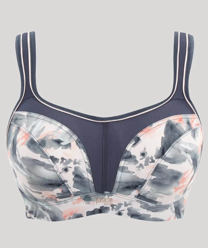 Panache Sport Underwired Sports Bra - Abstract Ink 5 Panache Sport Underwired Sports Bra - Abstract Ink - Image 3