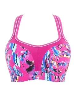 Panache Sport Underwired Sports Bra - Abstract Orchid -BRASTOGO Sales panache sport underwired sports bra abstract orchid1