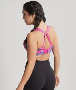 Panache Sport Underwired Sports Bra - Abstract Orchid -BRASTOGO Sales panache sport underwired sports bra abstract orchid6