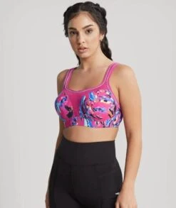 Panache Sport Underwired Sports Bra - Abstract Orchid -BRASTOGO Sales panache sport underwired sports bra abstract orchid7