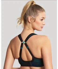 Panache Sport Underwired Sports Bra - Black/Aqua 12 Panache Sport Underwired Sports Bra - Black/Aqua -BRASTOGO Sales panache sport underwired sports bra black aqua 2