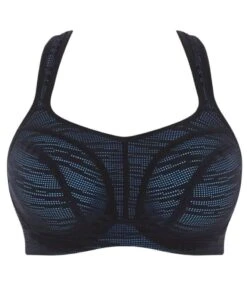 Panache Sport Underwired Sports Bra - Black/Aqua 10 Panache Sport Underwired Sports Bra - Black/Aqua -BRASTOGO Sales panache sport underwired sports bra black aqua 4