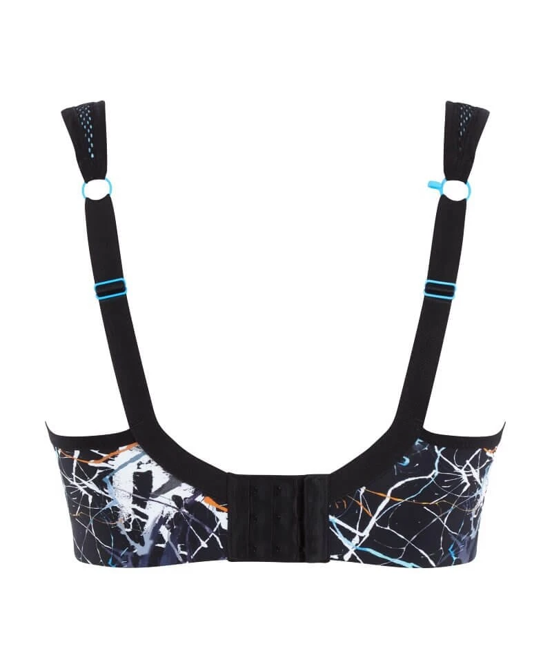 Panache Sport Underwired Sports Bra - Ink Splat 11 Panache Sport Underwired Sports Bra - Ink Splat - Image 9