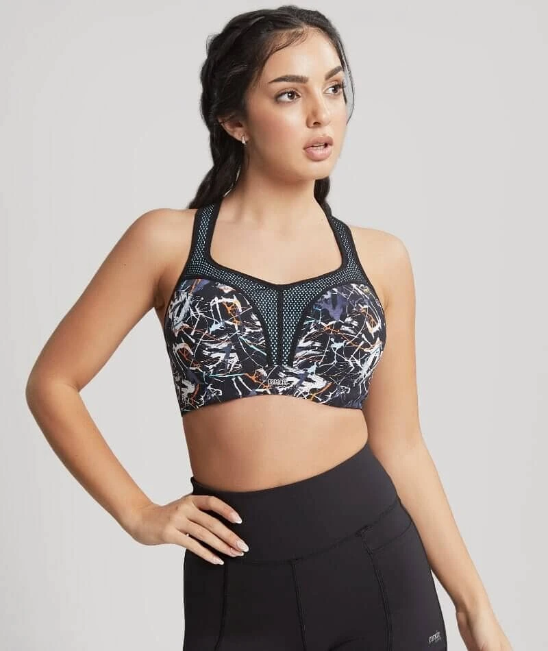 Panache Sport Underwired Sports Bra - Ink Splat 8 Panache Sport Underwired Sports Bra - Ink Splat - Image 6