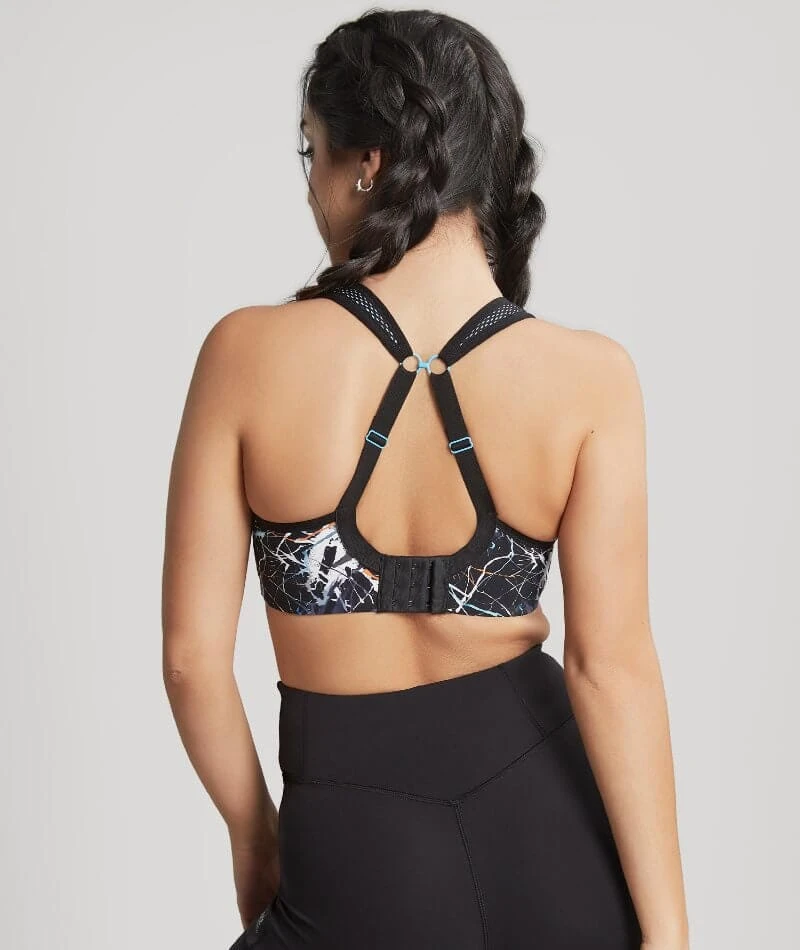 Panache Sport Underwired Sports Bra - Ink Splat 9 Panache Sport Underwired Sports Bra - Ink Splat - Image 7