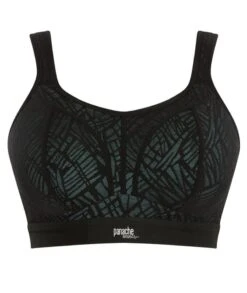 Panache Sport Wire-free Sports Bra - Black/Ice Blue -BRASTOGO Sales panache sport wire free sports bra black ice blue3