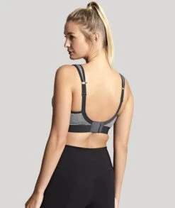 Panache Sport Wirefree Sports Bra - Charcoal Marle -BRASTOGO Sales panache sport wire free sports bra charcoal marle5