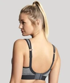 Panache Sport Wirefree Sports Bra - Charcoal Marle -BRASTOGO Sales panache sport wire free sports bra charcoal marle6