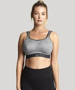 Panache Sport Wirefree Sports Bra - Charcoal Marle -BRASTOGO Sales panache sport wire free sports bra charcoal marle7