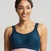 Panache Sport Wire-free Sports Bra - Retro Navy -BRASTOGO Sales panache sport wire free sports bra retro navy