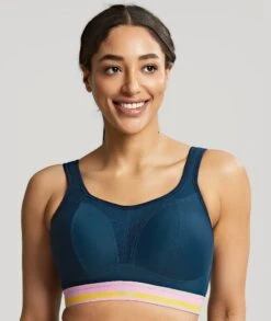 Panache Sport Wire-free Sports Bra - Retro Navy