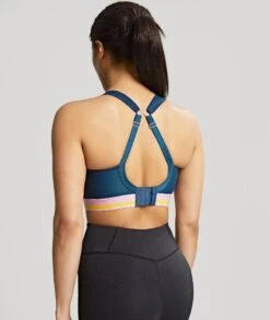 Panache Sport Wire-free Sports Bra - Retro Navy -BRASTOGO Sales panache sport wire free sports bra retro navy3