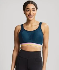 Panache Sport Wire-free Sports Bra - Retro Navy -BRASTOGO Sales panache sport wire free sports bra retro navy4