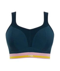 Panache Sport Wire-free Sports Bra - Retro Navy -BRASTOGO Sales panache sport wire free sports bra retro navy6