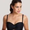 Panache Swim Anya Bandeau Balconnet Bikini Top - Black -BRASTOGO Sales panache swim anya bandeau balconnet bikini top black 7