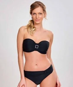Panache Swim Anya Bandeau Balconnet Bikini Top - Black -BRASTOGO Sales panache swim anya bandeau balconnet bikini top black 8