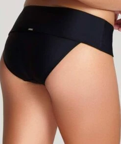 Panache Swimwear Anya Folded Top Pant - Black -BRASTOGO Sales panache swimwear anya folded top pant black 1