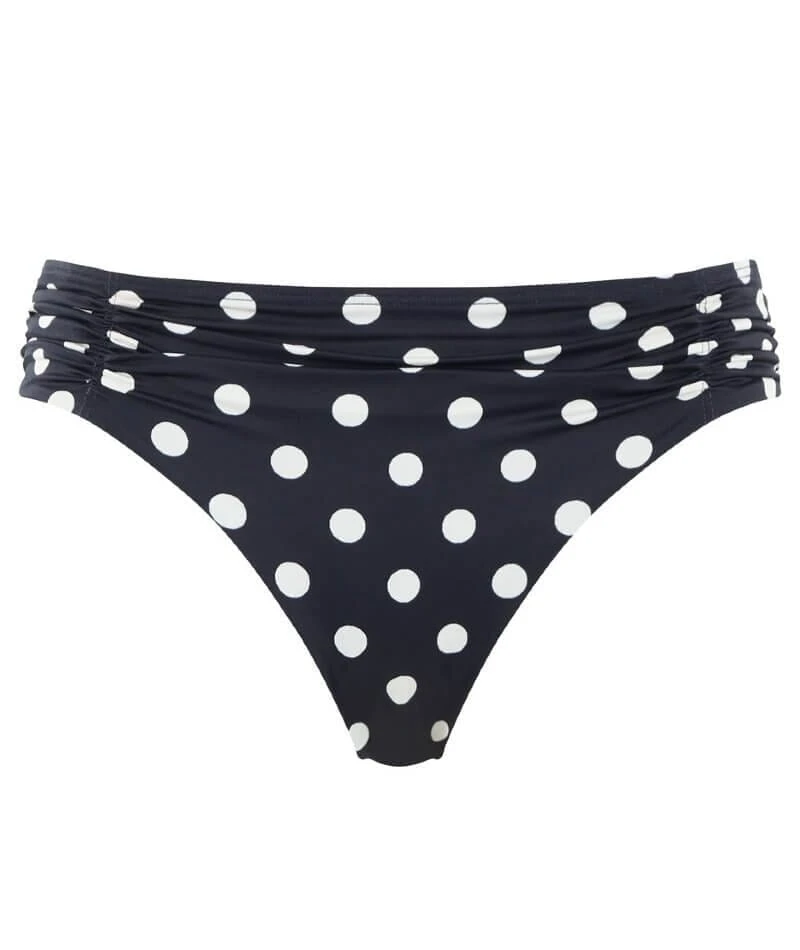 Panache Swimwear Anya Riva Spot Gather Pant Bikini - Navy/Vanilla 7 Panache Swimwear Anya Riva Spot Gather Pant Bikini - Navy/Vanilla - Image 5