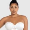 Parfait Elissa Underwired Strapless Bra - Pearl White 1 Parfait Elissa Underwired Strapless Bra - Pearl White -BRASTOGO Sales parfait elissa underwired strapless bra pearl white 1