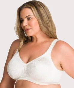 Playtex 18 Hour Ultimate Lift & Support Wire-Free Bra - Mother Of Pearl -BRASTOGO Sales playtex 18 hour ultimate lift support wirefree bra mother of pearl new 3