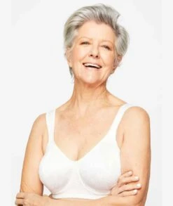 Playtex 18 Hour Ultimate Lift & Support Wire-Free Bra - White -BRASTOGO Sales playtex 18 hour ultimate lift support wirefree bra white 3