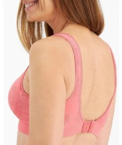 Playtex Comfort Flex Fit Contour Floral Wire-free Bra 2-Pack - Blushing Pink/Almond -BRASTOGO Sales playtex comfort flex fit floral wire free bra 2 pack nude pink 6 7fdeced3 e90d 414c 83c1 489770503037