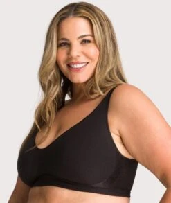 Playtex Comfort Flex Fit Wirefree Bra - Black -BRASTOGO Sales playtex comfort flex fit wirefree black new 3