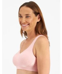 Playtex Comfort Revolution Contour Wire-free Bra - Rose Bloom Pink Foral -BRASTOGO Sales playtex comfort revolution contour wire free bra rose bloom pink foral 3