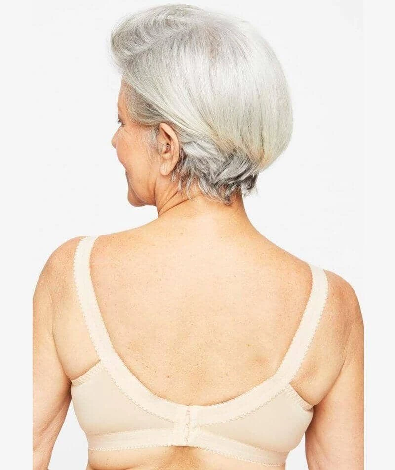 Playtex 18 Hour Cross Your Heart Wire-Free Lace Bra - Beige 4 Playtex 18 Hour Cross Your Heart Wire-Free Lace Bra - Beige - Image 2