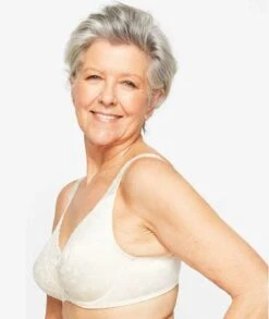 Playtex Secrets Floral Delustre Bra - Beige -BRASTOGO Sales playtex secrets floral delustre bra beige 3