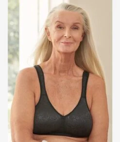 Playtex 18 Hour Ultimate Lift & Support Wire-Free Bra - Black -BRASTOGO Sales playtex ultimate lift support wirefree bra black 4