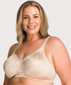 Playtex 18 Hour Ultimate Lift & Support Wire-Free Bra - Nude -BRASTOGO Sales playtex ultimate lift support wirefree bra nude new 3