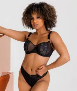 Scantilly Authority Balcony Bra - Black -BRASTOGO Sales scantilly authority balcony bra black1