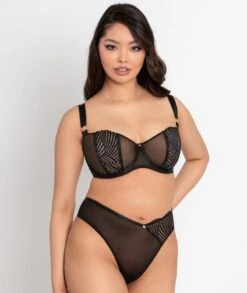 Scantilly Authority Balcony Bra - Black -BRASTOGO Sales scantilly authority balcony bra black10