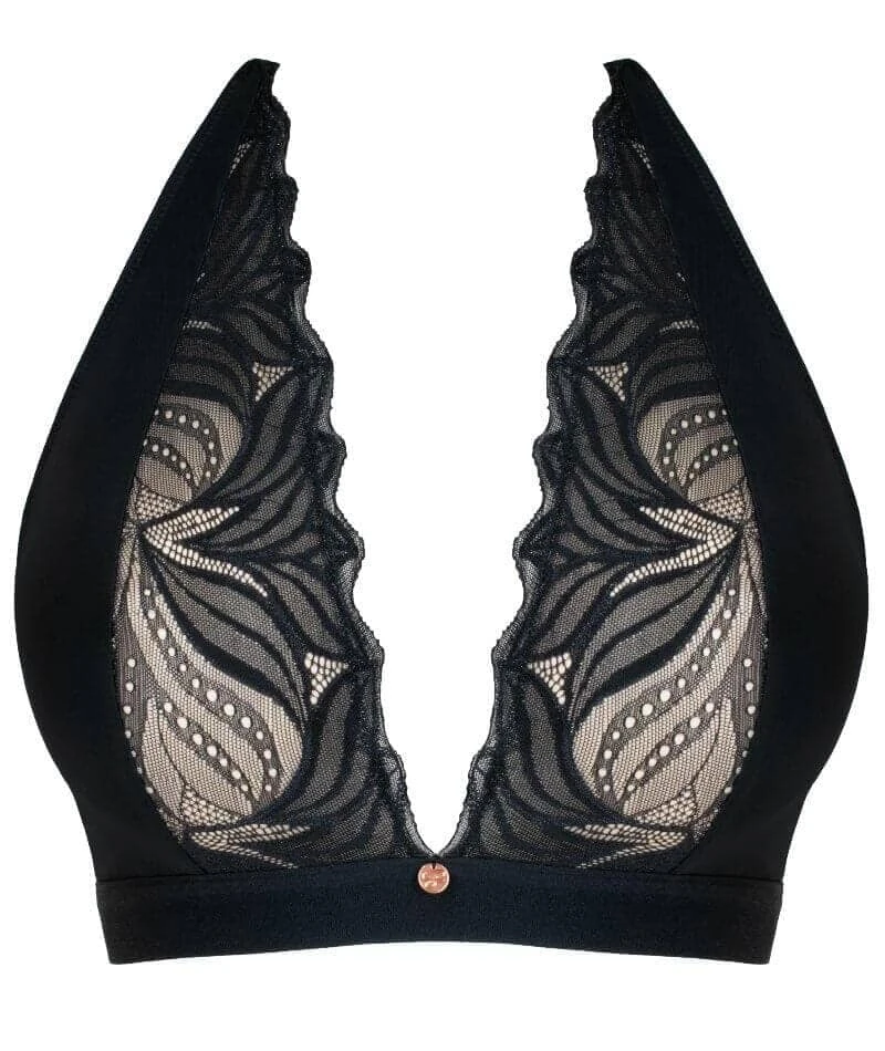 Scantilly Indulgence Wirefree Bralette - Black/Latte 13 Scantilly Indulgence Wirefree Bralette - Black/Latte - Image 11