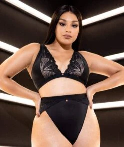 Scantilly Indulgence Wirefree Bralette - Black/Latte 19 Scantilly Indulgence Wirefree Bralette - Black/Latte -BRASTOGO Sales scantilly indulgence bralette black latte 8