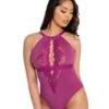 Scantilly Indulgence Stretch Lace Bodysuit - Orchid/Latte 1 Scantilly Indulgence Stretch Lace Bodysuit - Orchid/Latte -BRASTOGO Sales scantilly indulgence stretch lace bodysuit orchid latte 1