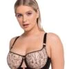 Scantilly Sex Education Balcony Bra - Black/Latte -BRASTOGO Sales scantilly sex education balcony bra black latte 1